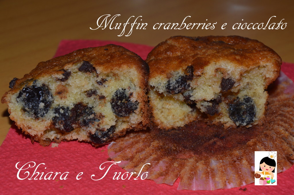 Muffin cranberries e cioccolato_2