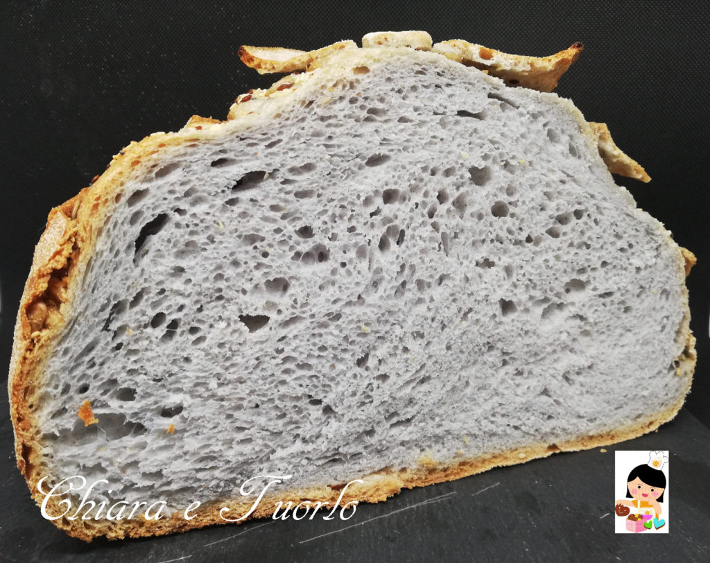 sezione interna del pane incamiciato