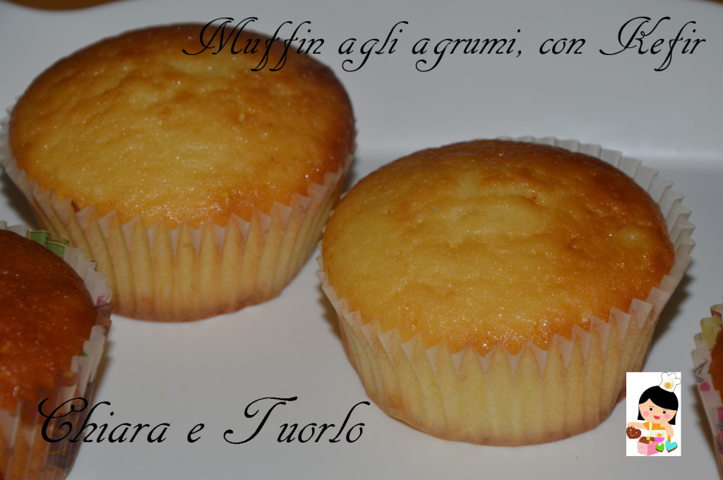 Muffin agli agrumi, con Kefir_2
