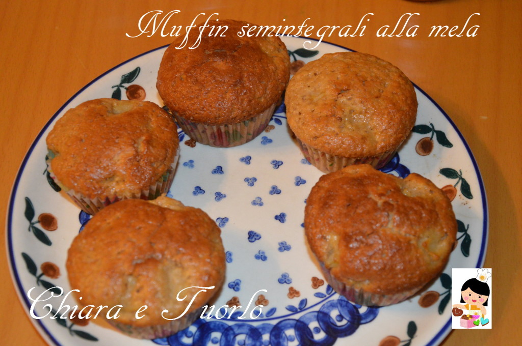 Muffin semintegrali alla mela_1