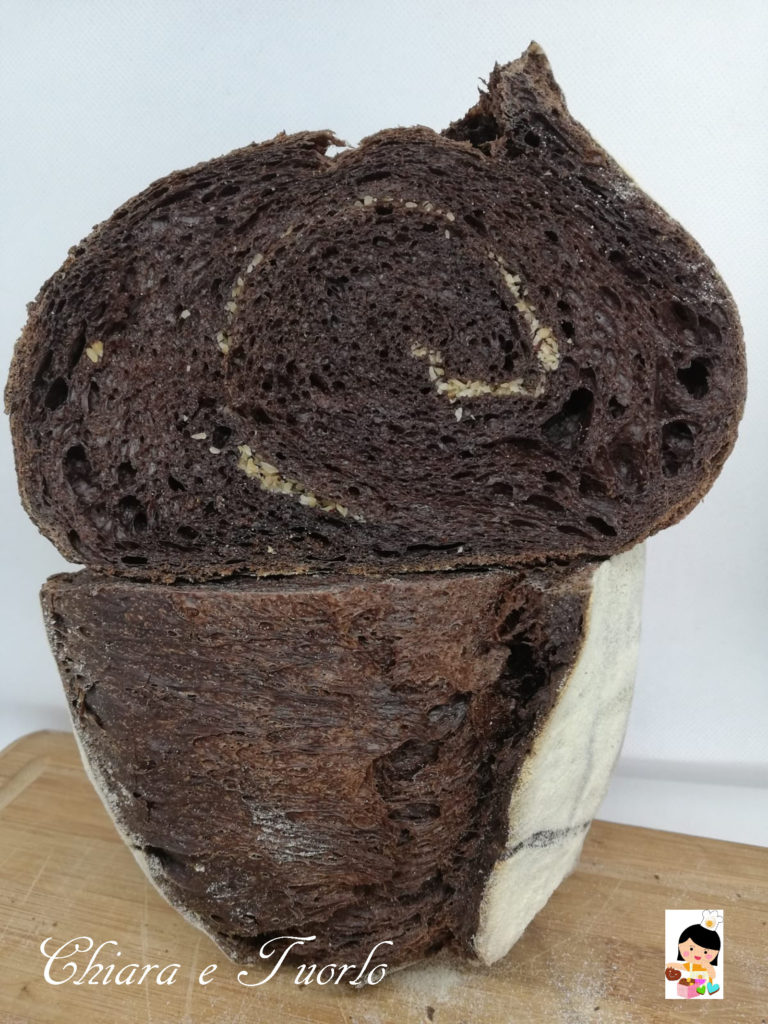 filone al cacao con nocciole