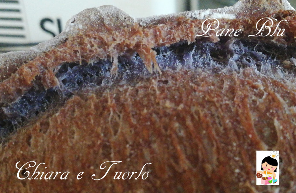 pane con tisana blu