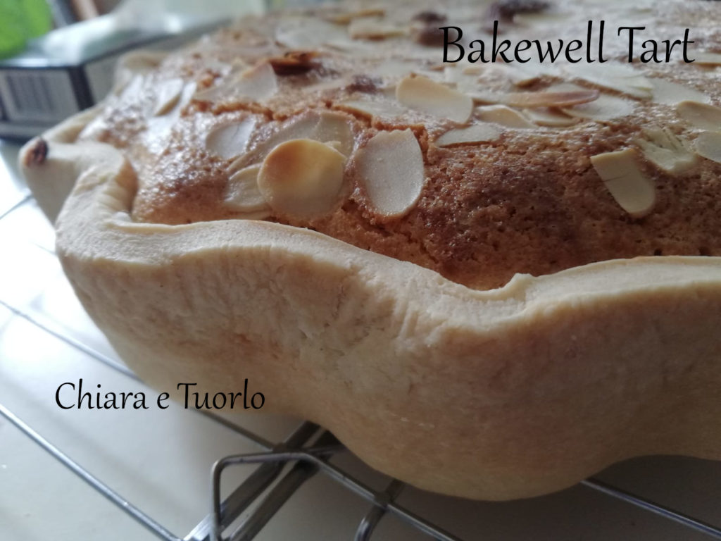 Bakewell Tart appena sfornata, particolare del guscio