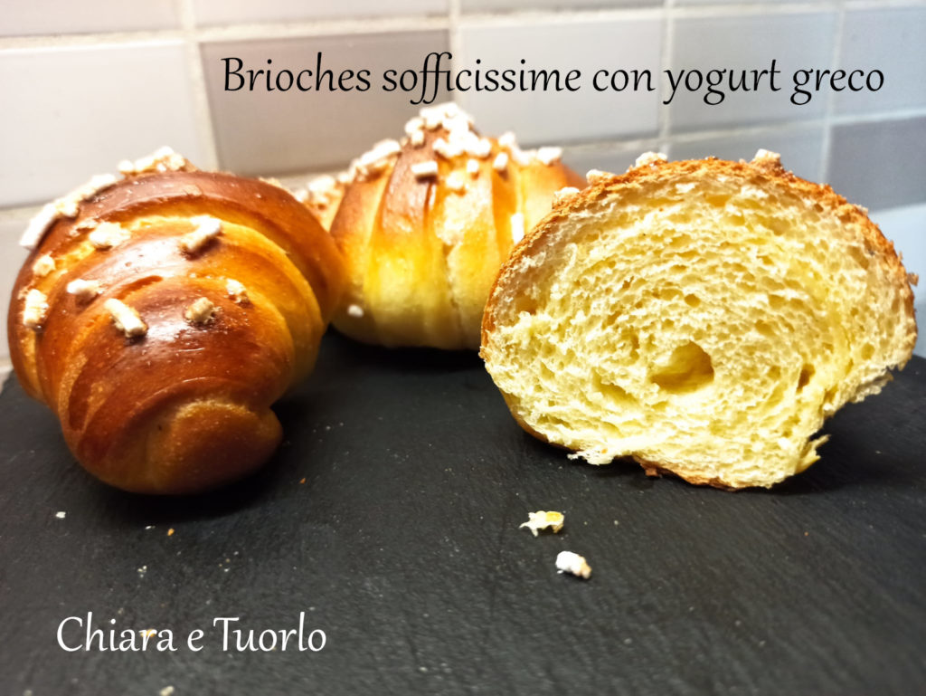 sezione delle brioches dolci 