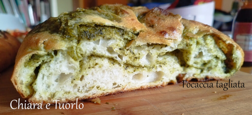 Focaccia tagliata