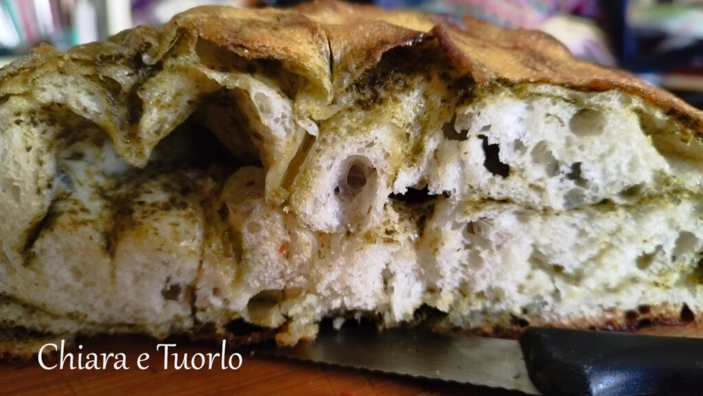 Focaccia tagliata