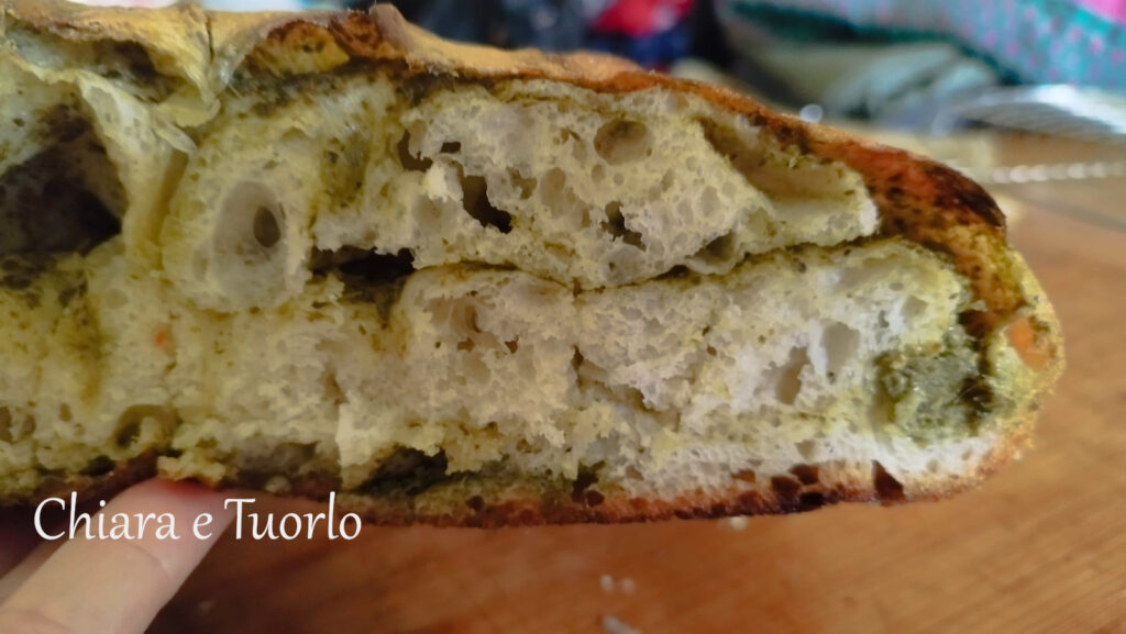 Focaccia tagliata
